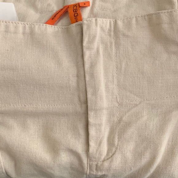 BCBG Paperbag-Waist Pant Linen Blend - Picture 8 of 10